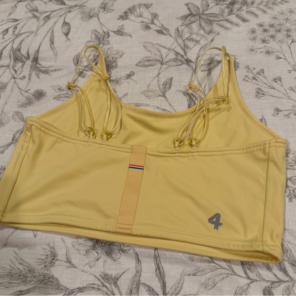 Fourlaps Poise Longline Bra - Banana - Picture 6 of 7